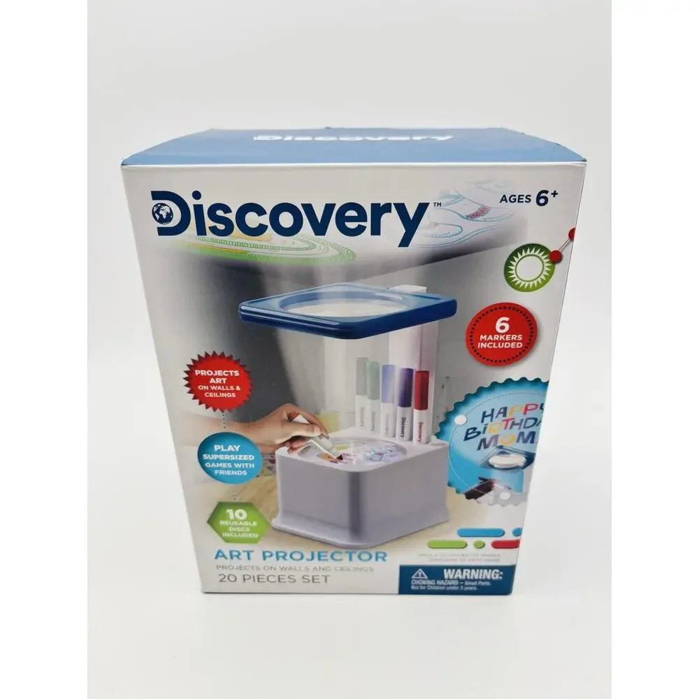 New Discovery Kids Toy Art Sketcher Projector Drawing With Markers NIOB
